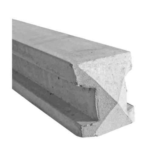 2.44m (8') Concrete Intermediate Slotted Post