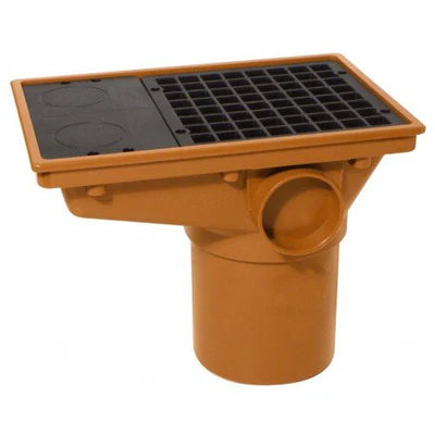 110mm Underground Rectangular Top Hopper