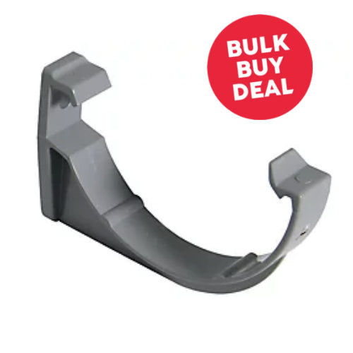 uPVC Half Round Gutter Fascia Bracket - Grey