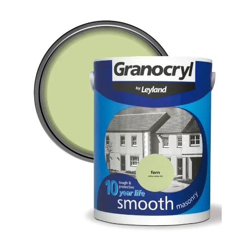 Leyland Granocryl Smooth Masonry Paint - Fern 5 Litre