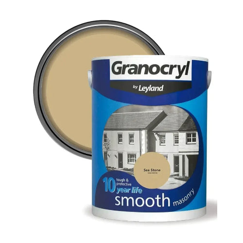 Leyland Granocryl Smooth Masonry Paint - Sea Stone 5 Litre