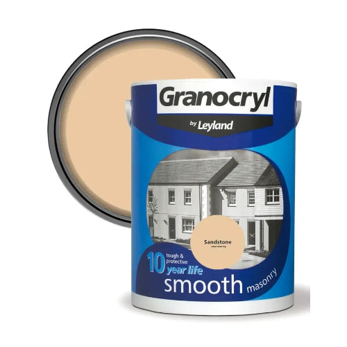 Leyland Granocryl Smooth Masonry Paint - Sandstone 5 Litre