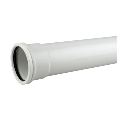 110mm Soil Pipe 3m - White | Davies DIY
