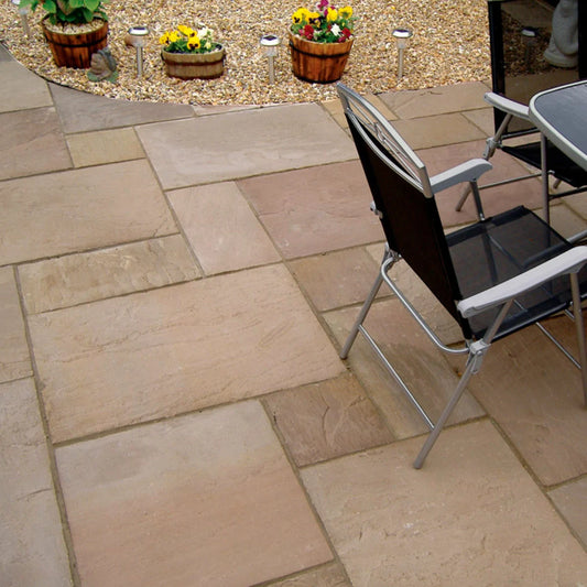 Autumn Brown Sandstone Paving (Project Pack 22.2 sq/m)