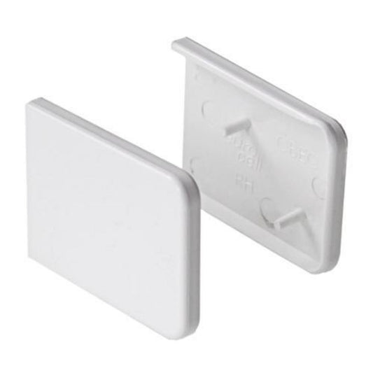 Fascia Board End Cap White 100mm (Pair)