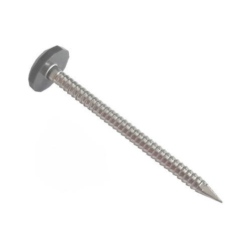 Fascia Nails Plastic Head Anthracite (100/Box)