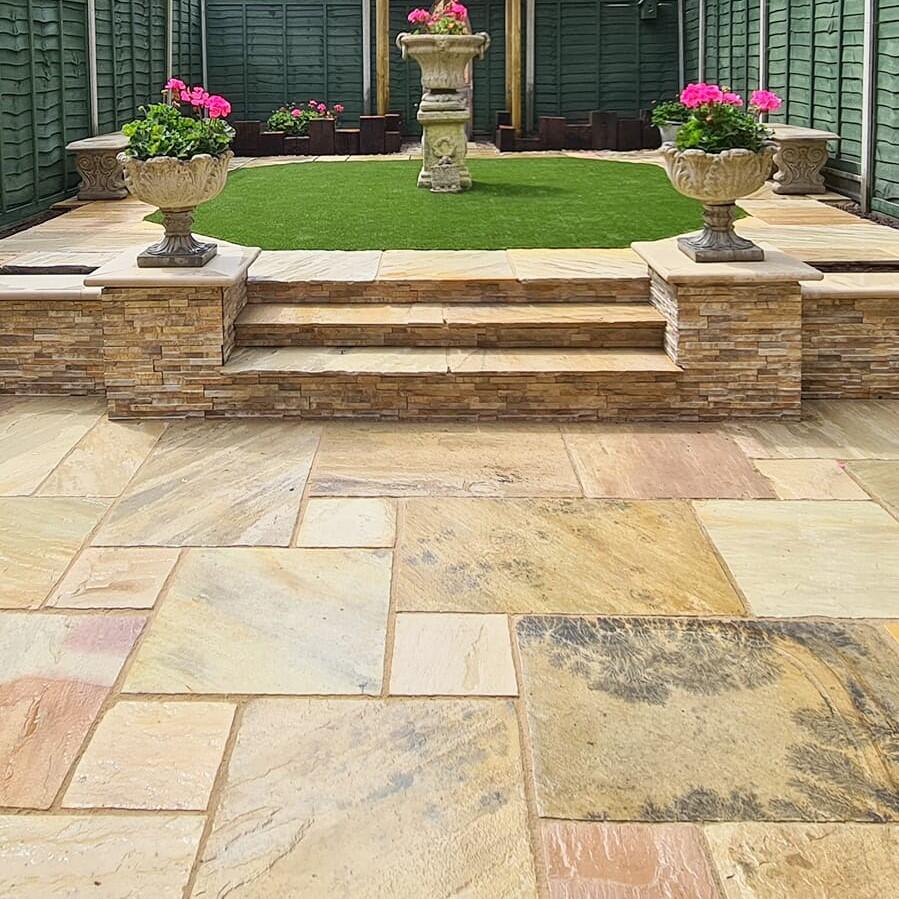 Golden Fossil Paving