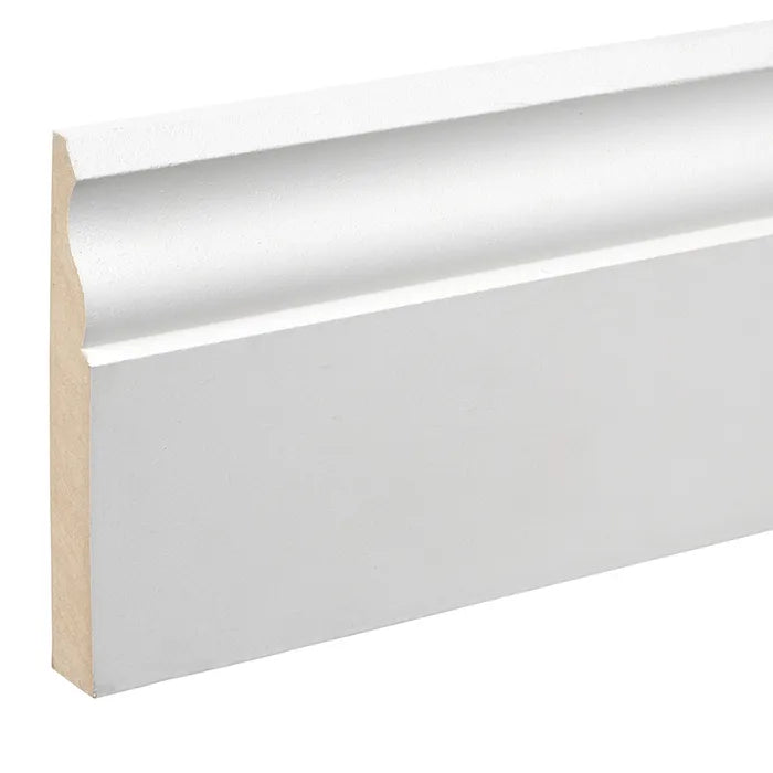 MDF White Primed Ogee Skirting 119mm x 18mm x 4.4m