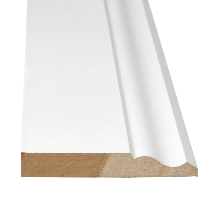 MDF White Primed Ogee Skirting 119mm x 18mm x 4.4m