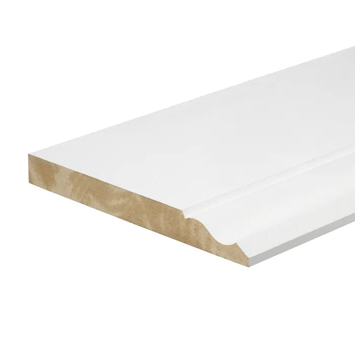 MDF White Primed Ogee Skirting 169mm x 18mm x 4.4m