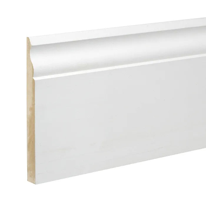 MDF White Primed Ogee Skirting 169mm x 18mm x 4.4m