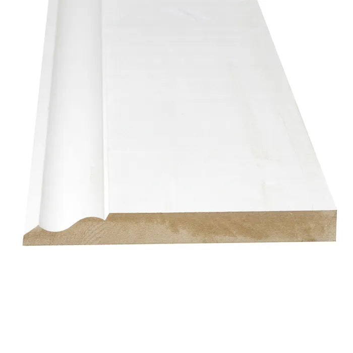 MDF White Primed Ogee Skirting 169mm x 18mm x 4.4m