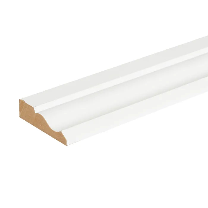 MDF White Primed Ogee Architrave 69mm x 18mm x 4.4m