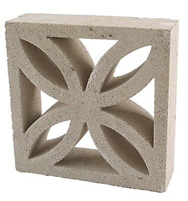 Screen Block 290mm x 290mm - Petal – Davies DIY & Builders Merchant