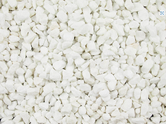 Polar White Marble Gravel 10mm Bulk Bag