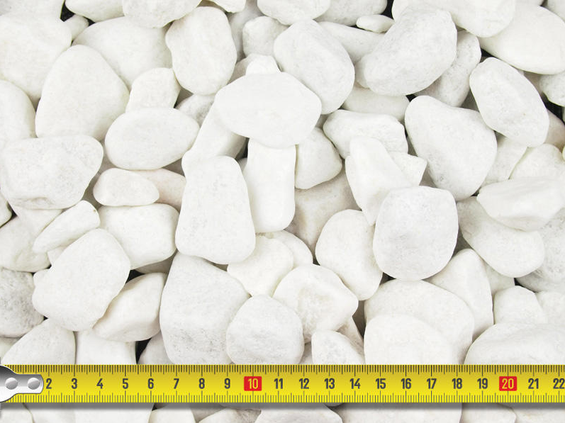 Polar White Pebbles 20mm - 50mm Bulk Bag