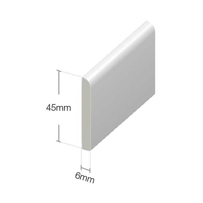 White Trim / Architrave 45mm x 5m