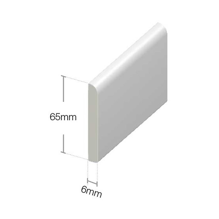 White Trim / Architrave 65mm x 5m