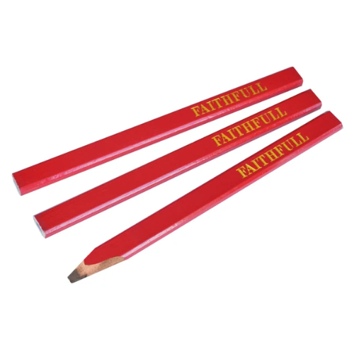 Faithfull Carpenter's Pencils (Pack 3)