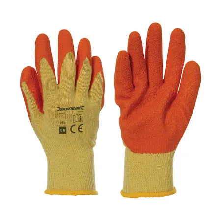 Silverline Latex Builders Gloves
