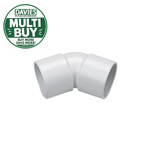 Solvent 45° Waste Bend | Davies DIY