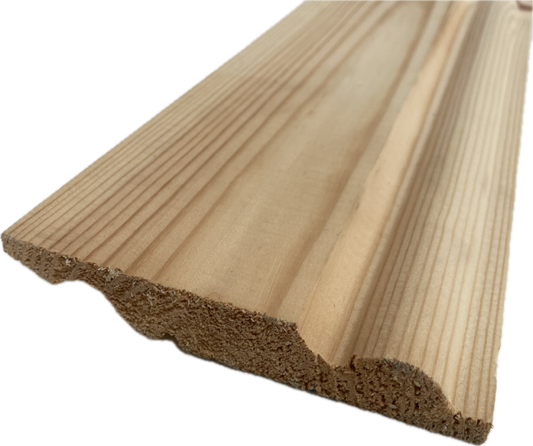 Torus/Ogee Pine Skirting 125mm x 25mm (Finish size 119mm x 20mm)