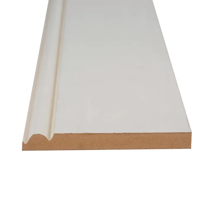 MDF White Primed Torus Skirting 169mm x 18mm x 4.4m