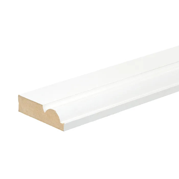 MDF White Primed Torus Architrave 69mm x 18mm x 4.4m