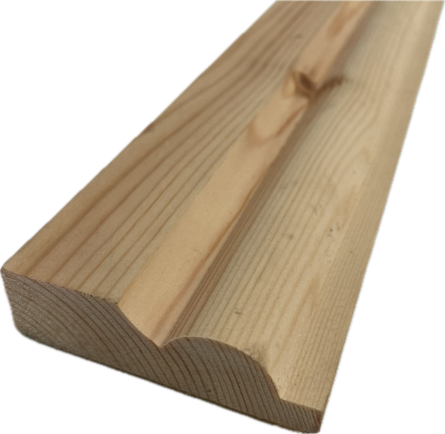 Torus Pine Architrave 75mm x 25mm (Finish size 69mm x 20mm)