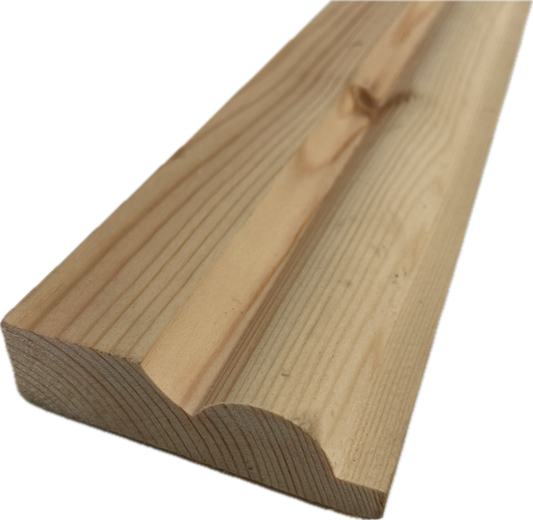 Torus Pine Architrave 75mm x 25mm (Finish size 69mm x 20mm)