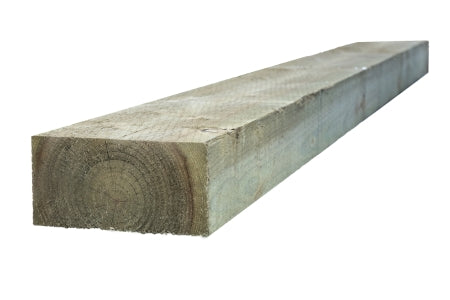 Treated Garden Sleepers Green 200mm x 100mm