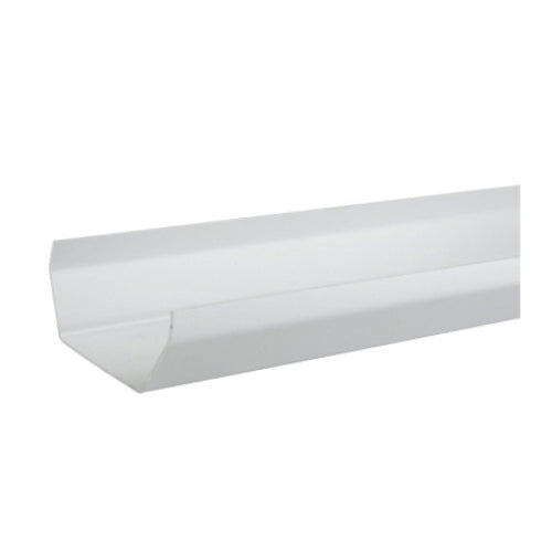 uPVC Square Gutter - White 4m