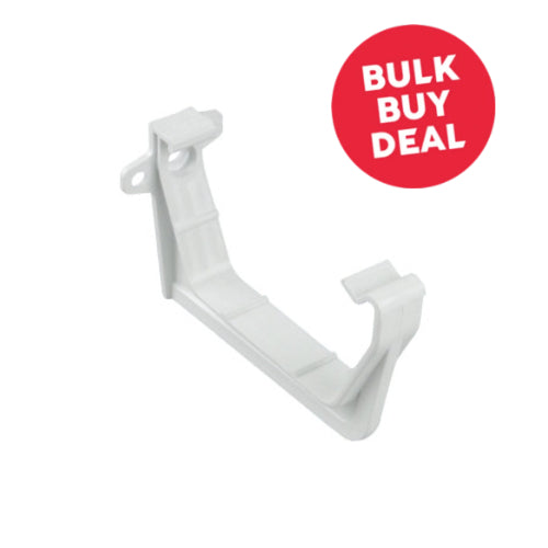 uPVC Square Gutter Fascia Bracket - White