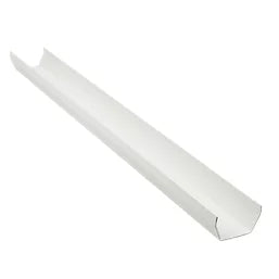 uPVC Square Gutter - White 4m